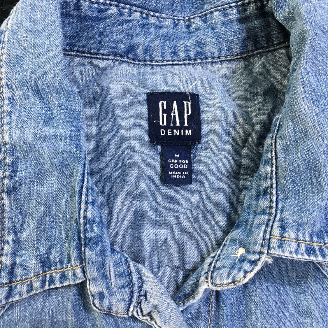 투티/A9 gap 데님셔츠 웨스턴 빈티지 상품이미지2