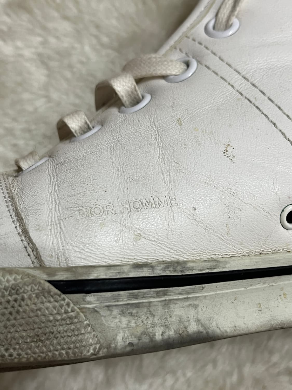 07 디올옴므 레더 스니커즈 42 상품이미지4