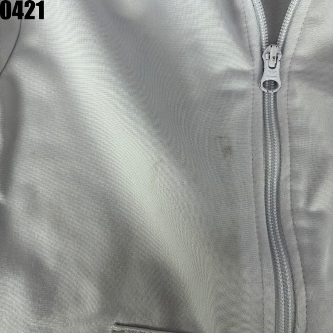 아디다스 삼선 트랙탑 져지 집업 화이트 150 상품이미지7