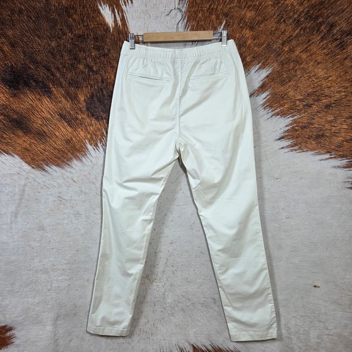 GAP 화이트 밴딩 코튼 팬츠 상품이미지4