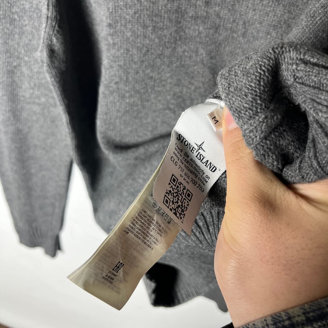 [Stone Island] 스톤아일랜드 크루넥 와펜 울 니트 상품이미지6