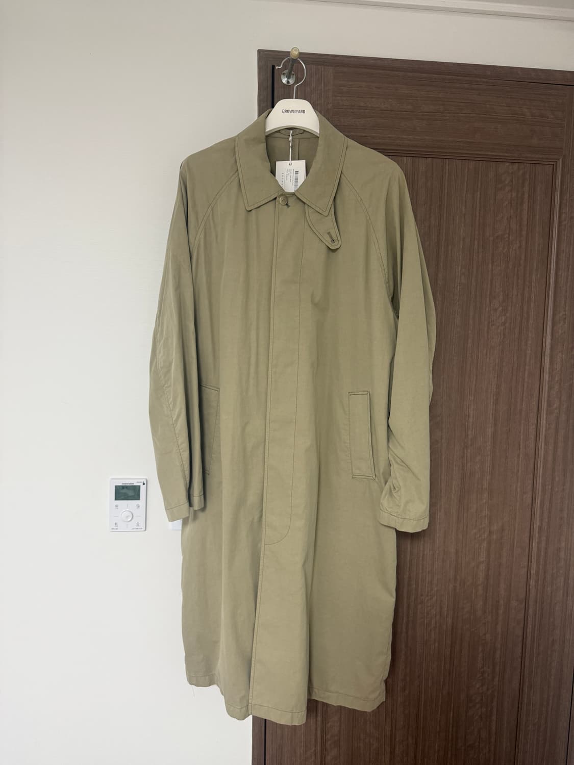 브라운야드 워시드 발마칸 코트 상품이미지1