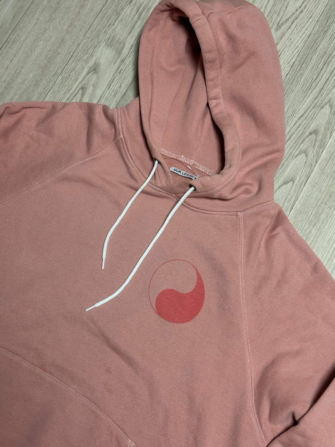 아워레가시 워크샵 후드 스웨트셔츠 핑크 오렌지 상품이미지2