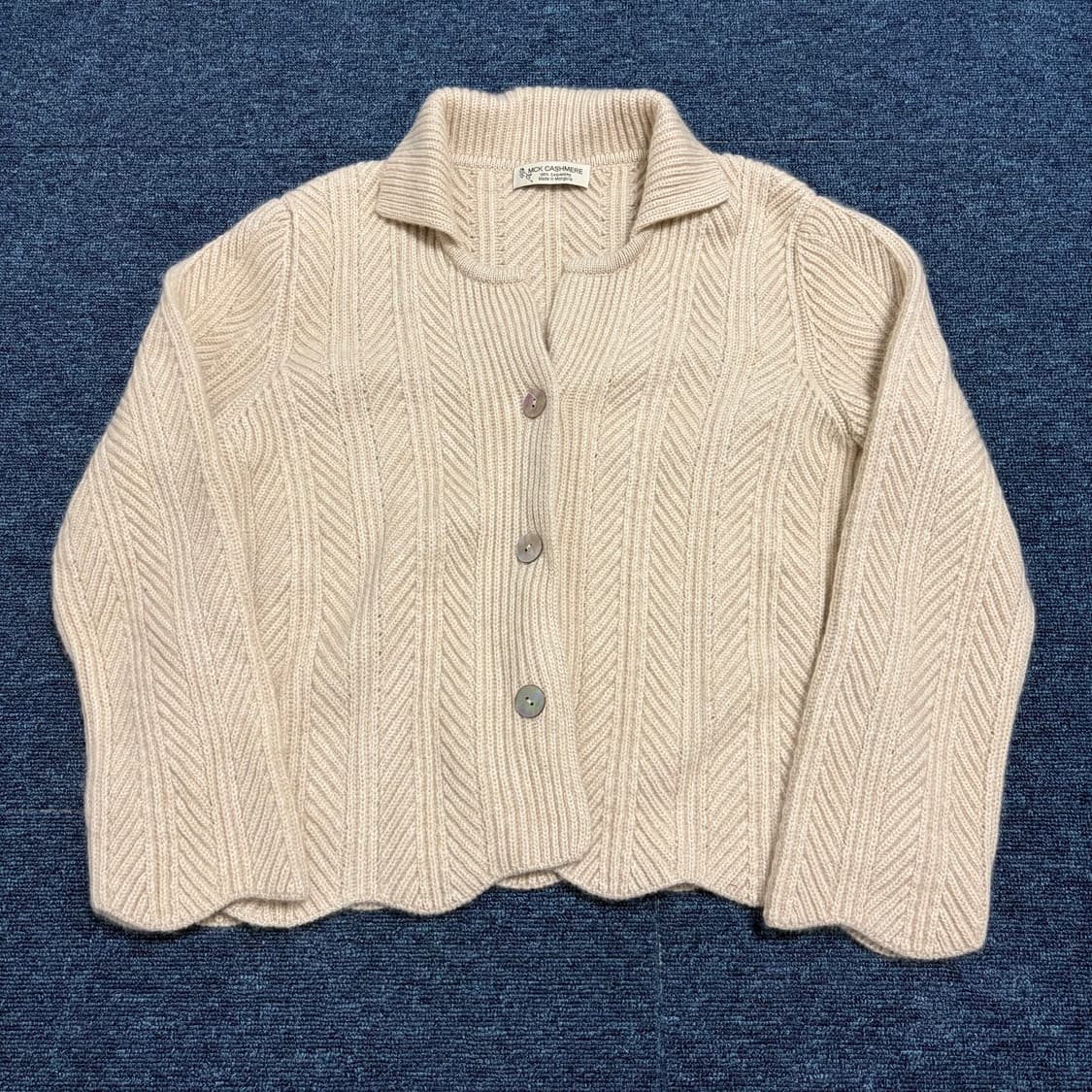 MCK 몽골 캐시미어 100% 니트 가디건 상품이미지1