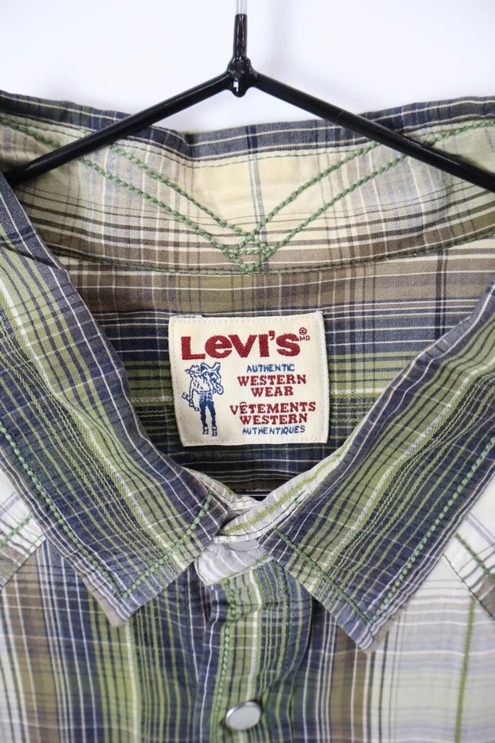 Levi’s Western Plaid Snap Shirt 상품이미지7