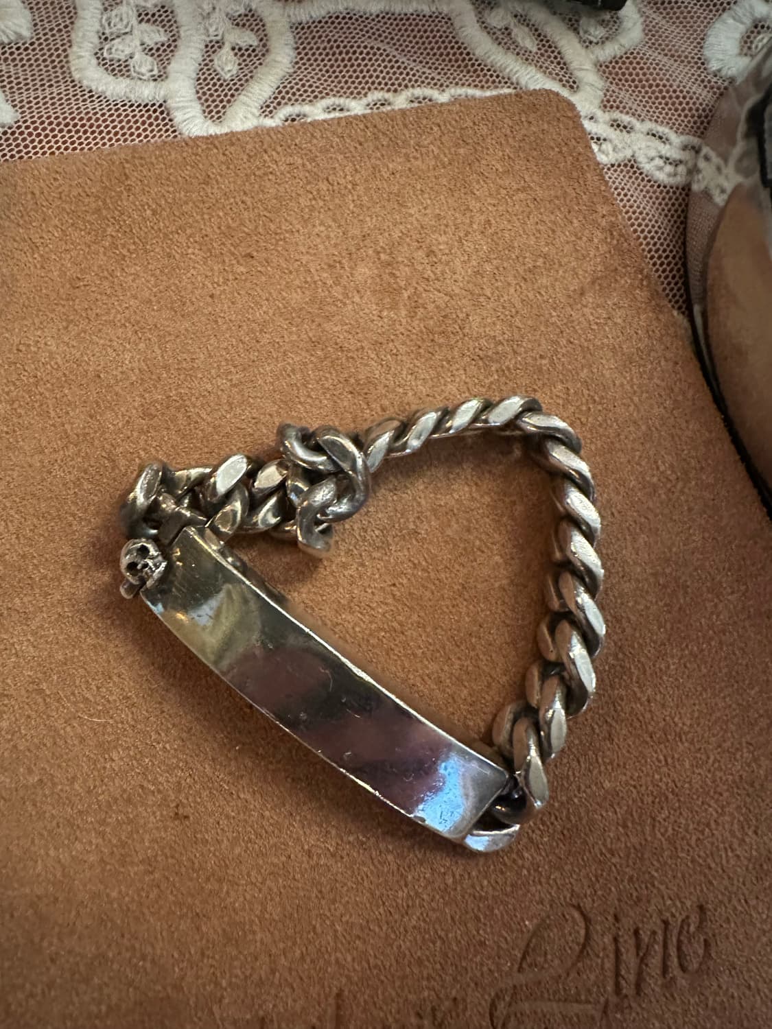 925실버 남자팔찌 베벨로 상품이미지5