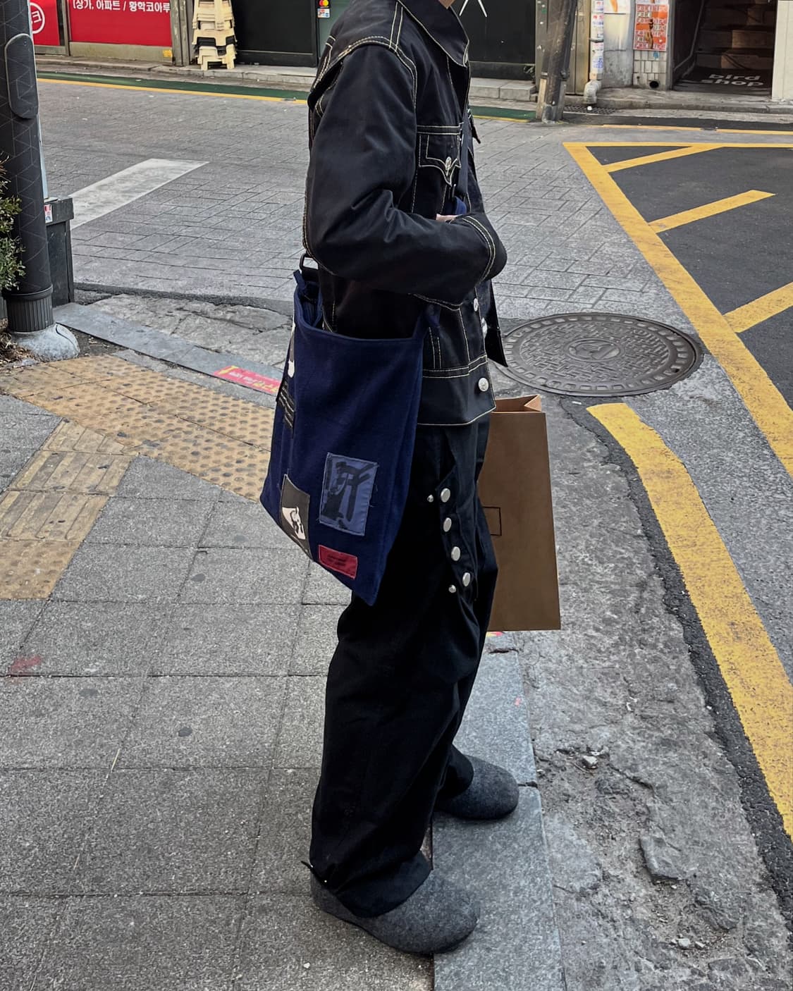 베르크라흐트 스냅버튼 플랩팬츠 상품이미지1