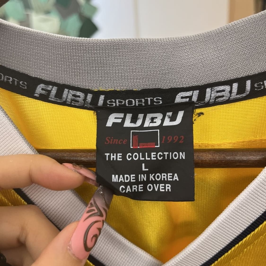 FUBU 후부 레트로 챔스 92 럭비 져지 유니폼 L C11792 상품이미지5