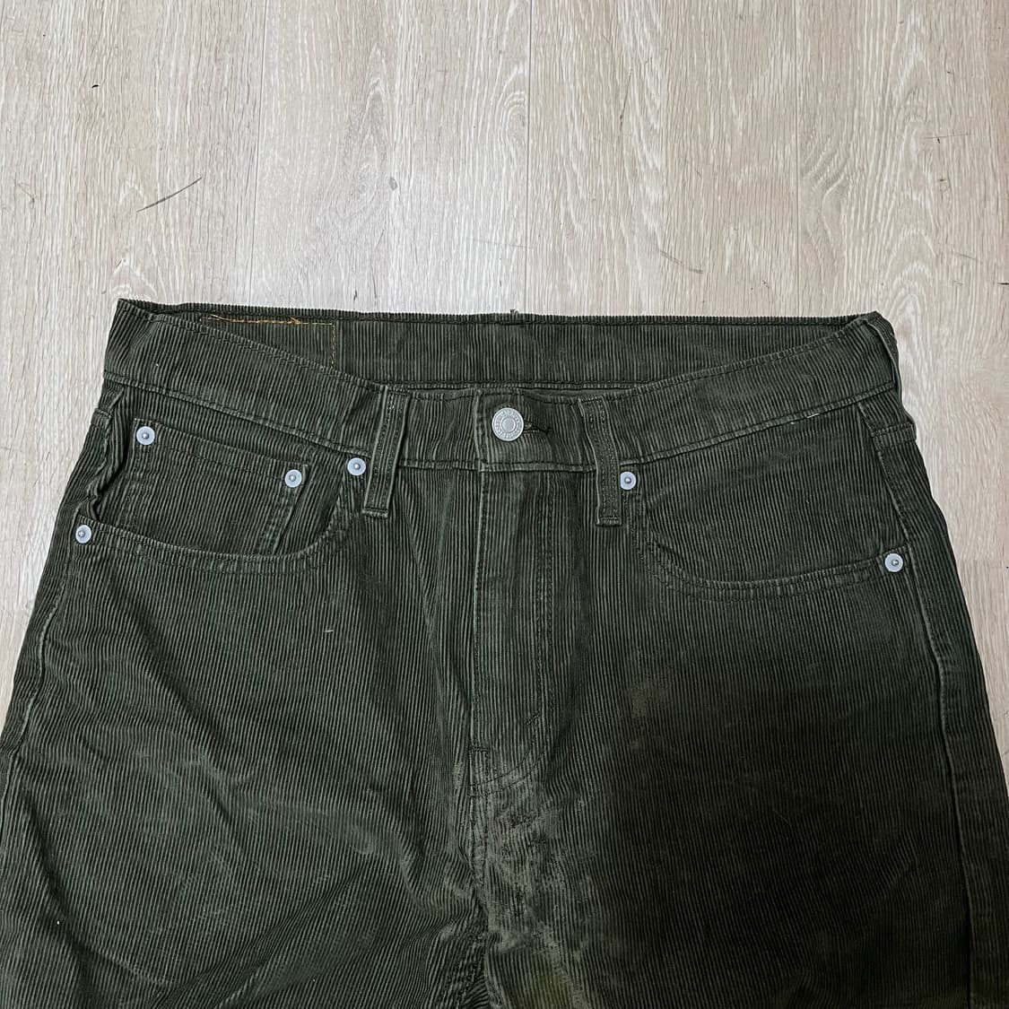 리바이스 502 화이트탭 코듀로이 팬츠 [카키] W32 L32 상품이미지2