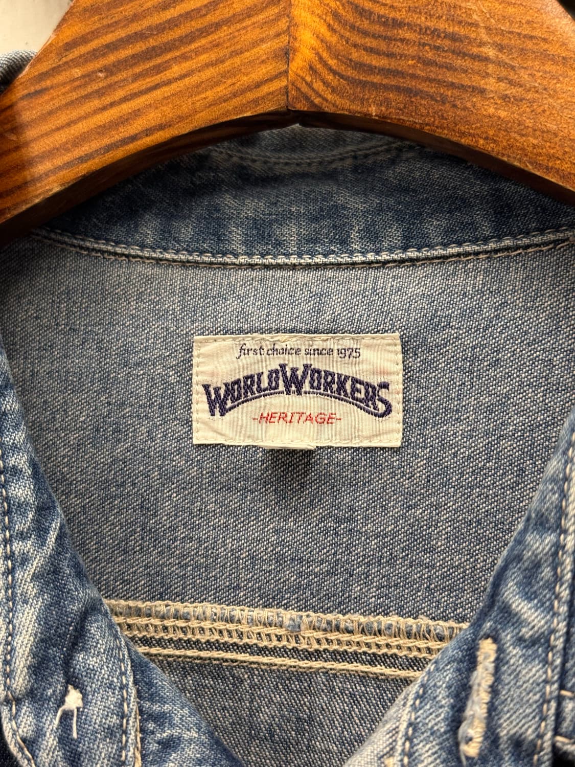 Big John WORLD WORKERS Denim Work Shirt 상품이미지7