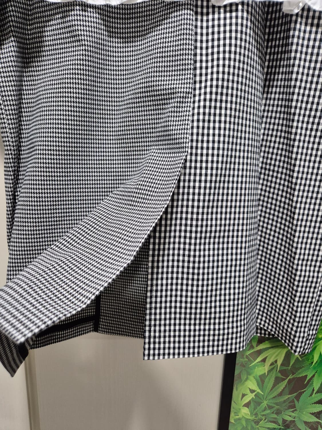 (세일)(새상품)DINT 딘트 체크 프릴 케이프 자켓 상품이미지9