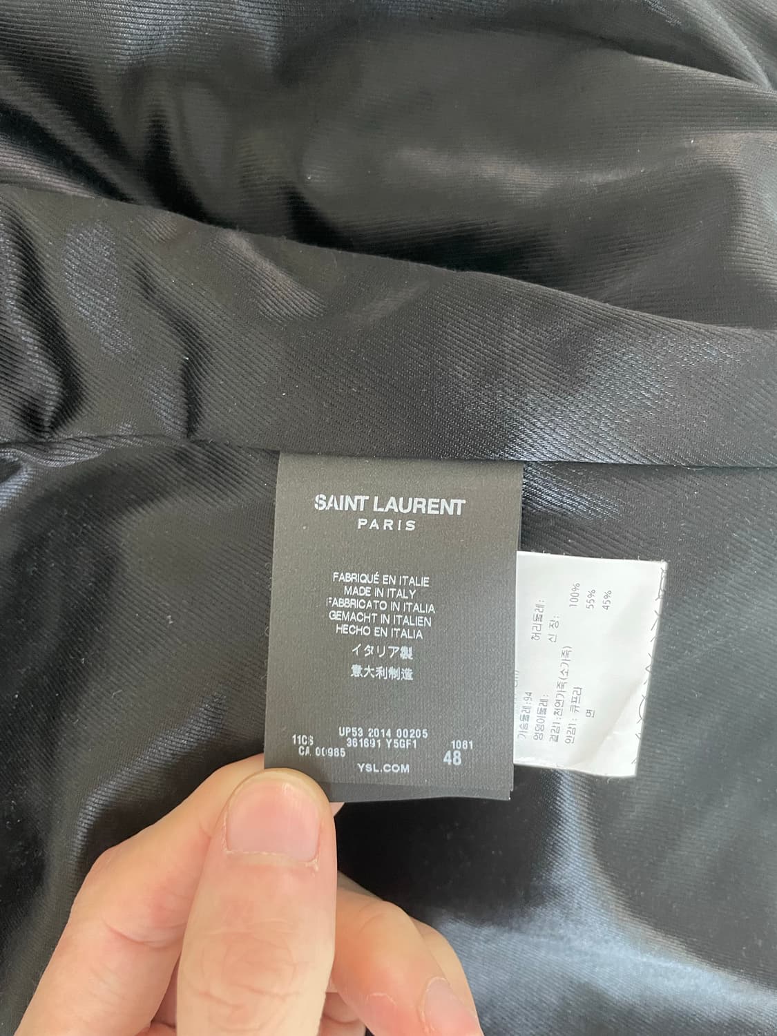 생로랑 14fw 스터드 레더자켓 상품이미지9