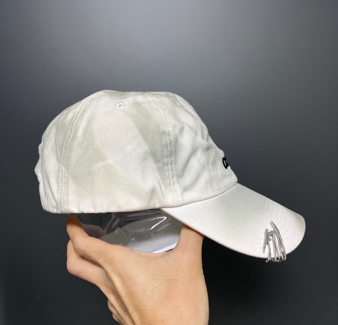 032c 더티 화이트 볼캡 모자 판매. 상품이미지5