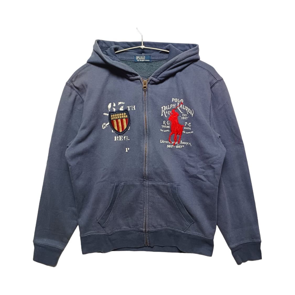 90s Polo 폴로 랄프로렌 헤리티지 후드집업 상품이미지1