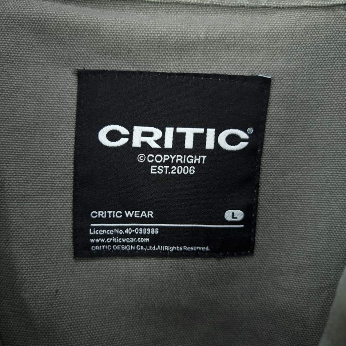 [크리틱] 투웨이 집업 코튼 바이커 자켓 M19442 상품이미지8