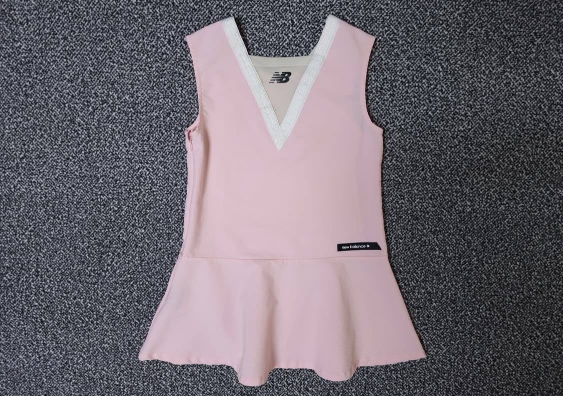 [무료배송][120]뉴발란스 키즈 시어서커 민소매 원피스 상품이미지1