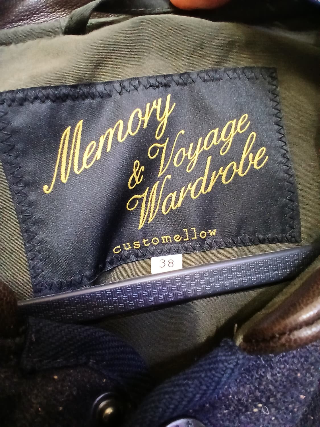 Customellow 퀼팅  염소가죽 울 자켓 38 상품이미지4