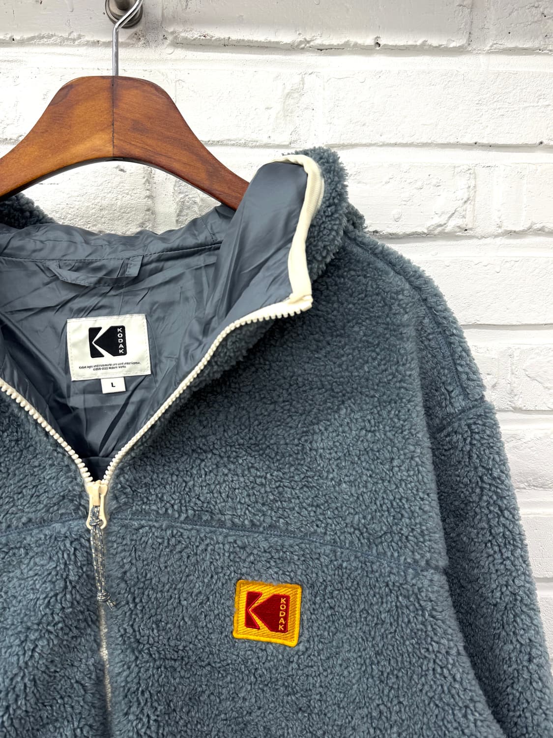코닥 블루 플리스 자켓 상품이미지5