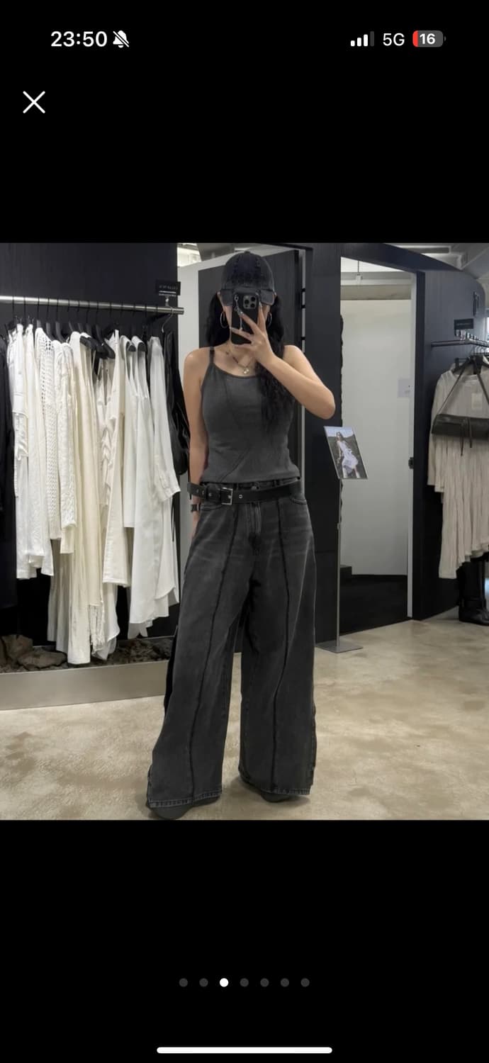 트리밍버드 유틸리티 지퍼 데님팬츠 상품이미지3