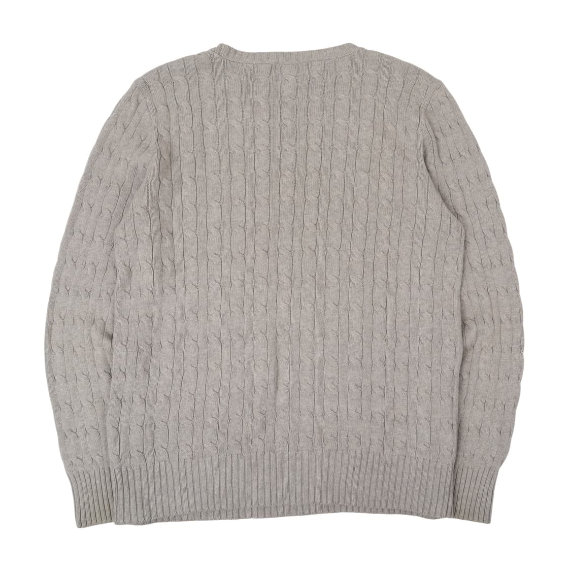 폴로 랄프로렌 그레이 케이블 니트 스웨터 상품이미지5