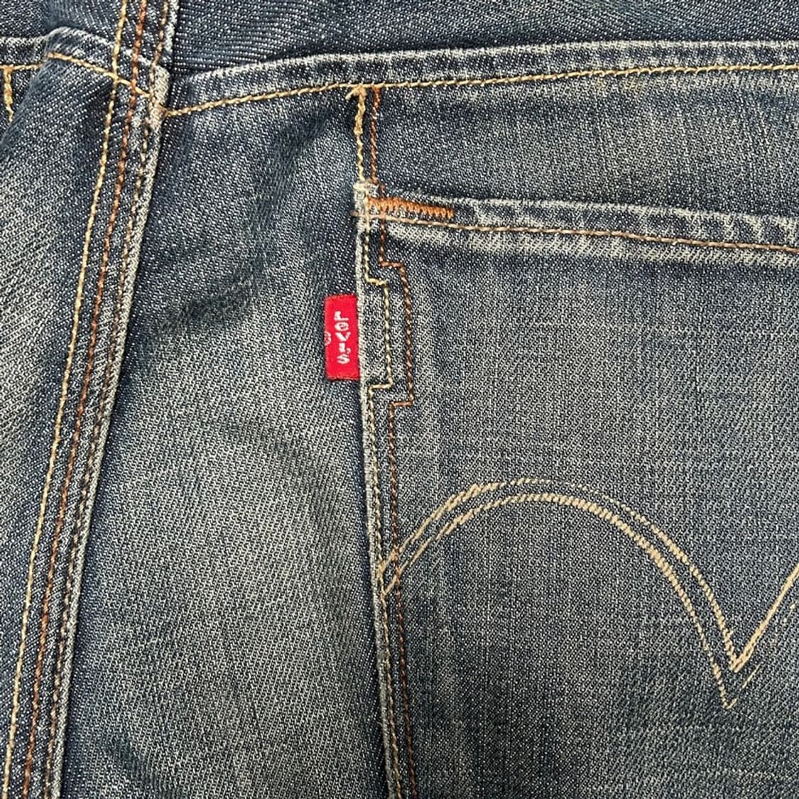 리바이스 스트레이트핏 데님진 W33 L32 상품이미지5