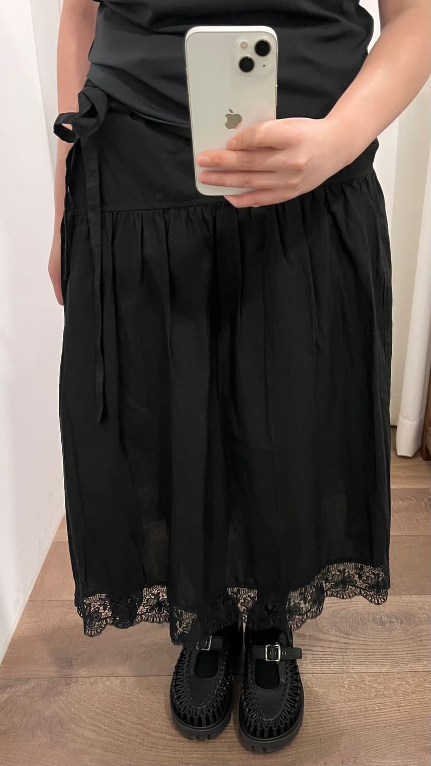 Shirring Wrap Lace Skirt 상품이미지10