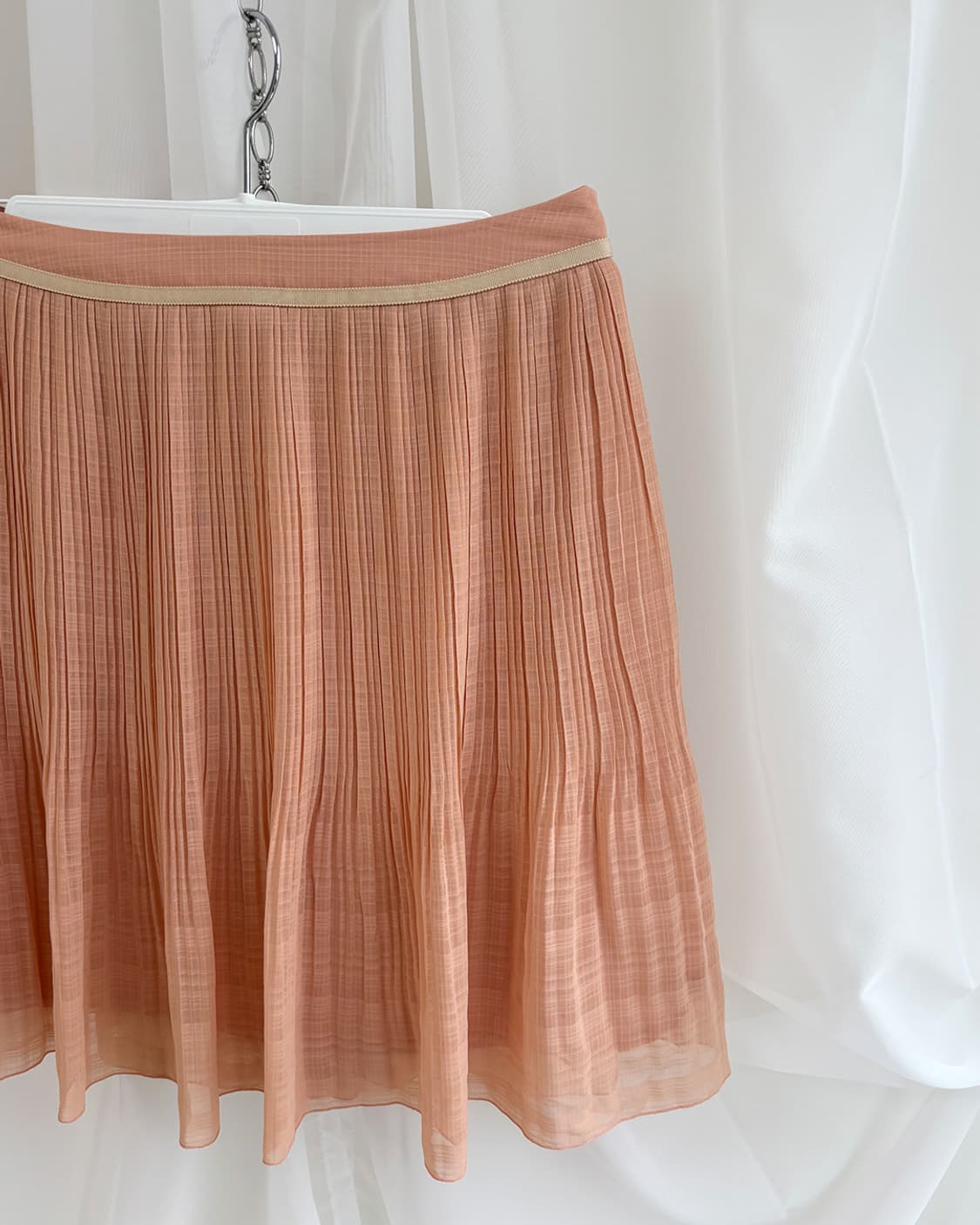 SOUP blush veil pleats midi skirt 상품이미지8