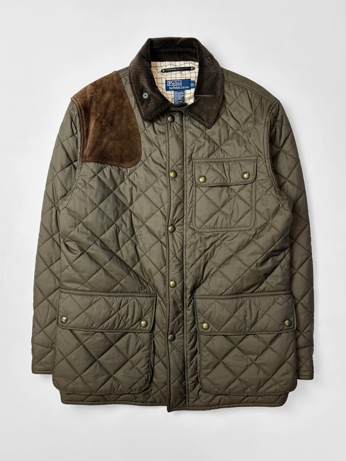 폴로 랄프로렌 클래식 캠튼 퀄팅 가죽 배색 자켓 PN5521 상품이미지1