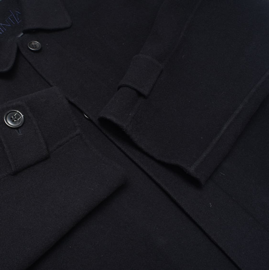 입생로랑 미니멀 로고 캐시미어 혼방 울 코트 100 상품이미지4