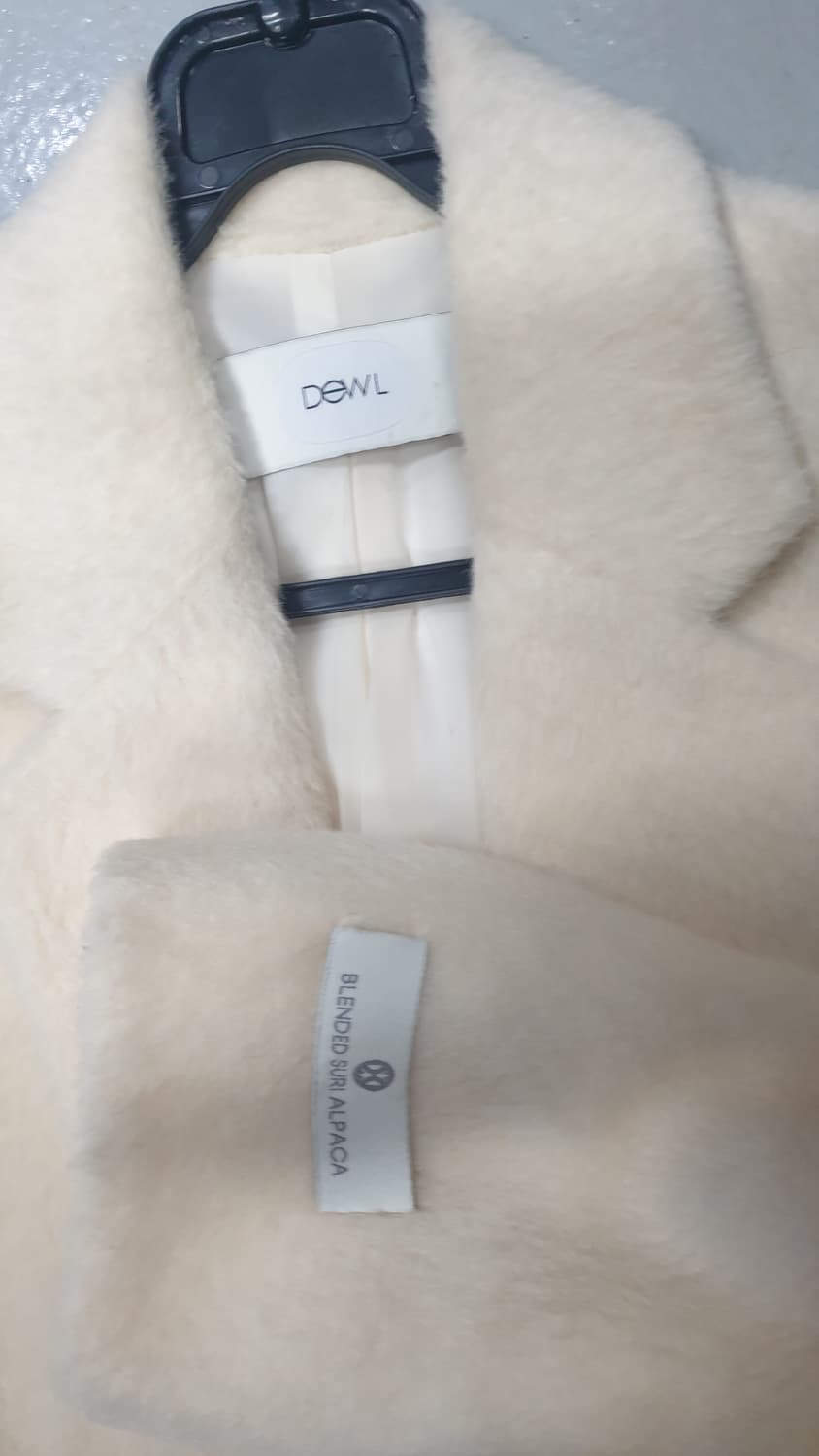 DEWL 아이보리 알파카 코트 M 상품이미지5