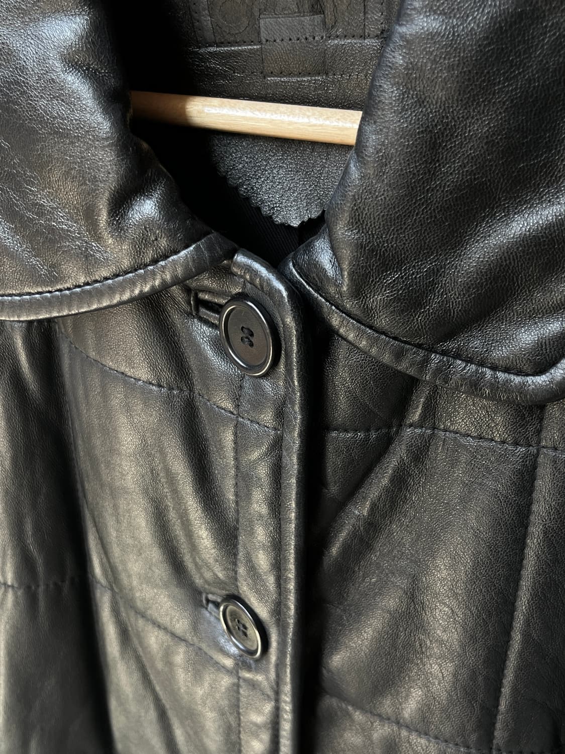 90s lambskin 퀼티드 양가죽 자켓 상품이미지5