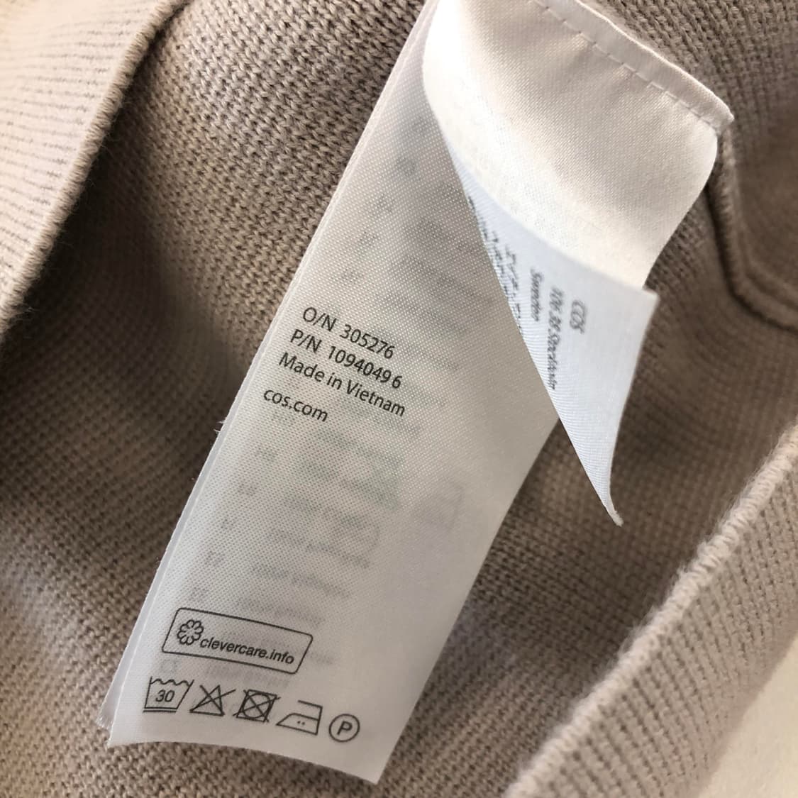 COS 레귤러 니트폴로카라티 XL 상품이미지6