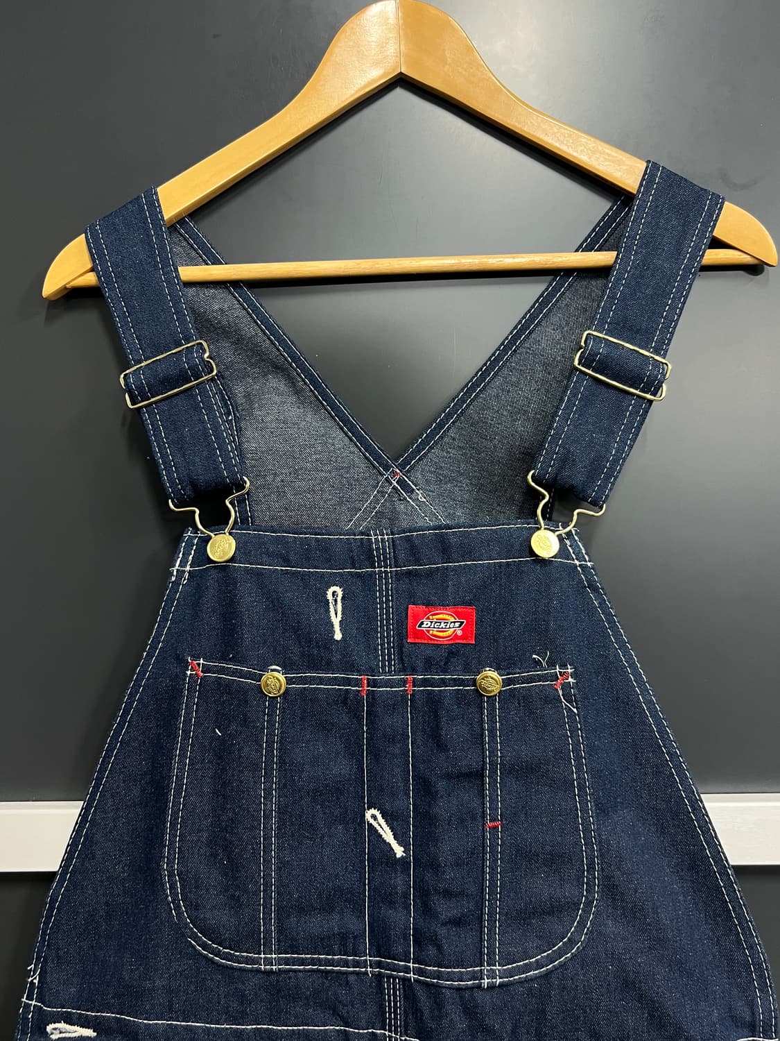 Dickies 디키즈 인디고 생지 빕 오버롤 멜빵 상품이미지2