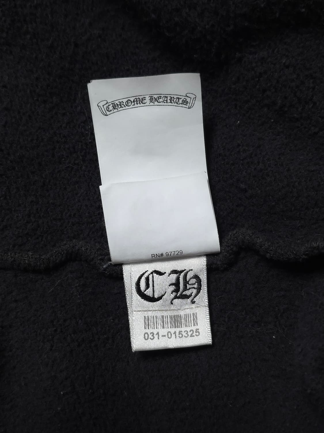 [XXL] 크롬하츠 레더패치 페이퍼잼 후드 블랙 상품이미지9