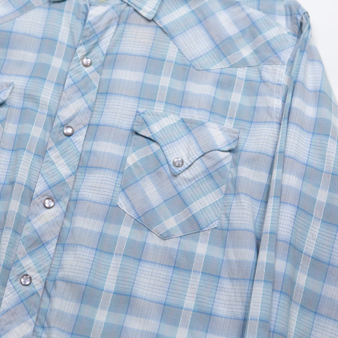 70s H Bar C 랜치웨어 체크 웨스턴 셔츠 상품이미지3