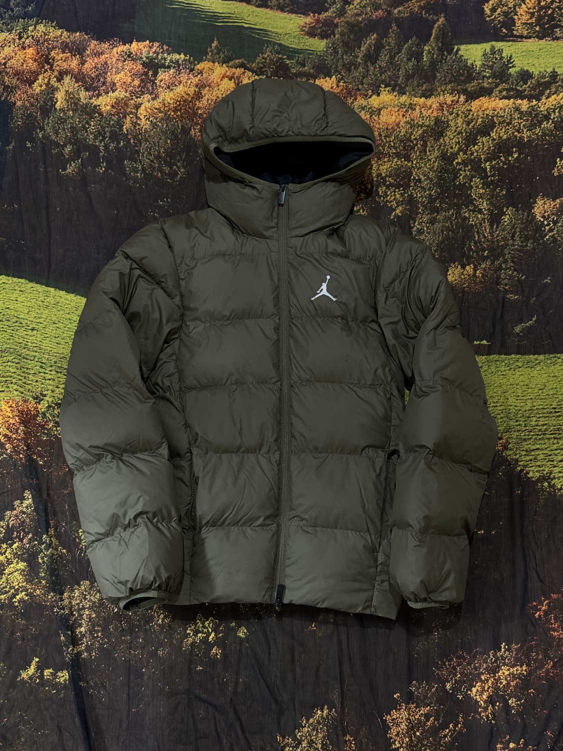 나이키 조던 패딩 올리브 상품이미지1
