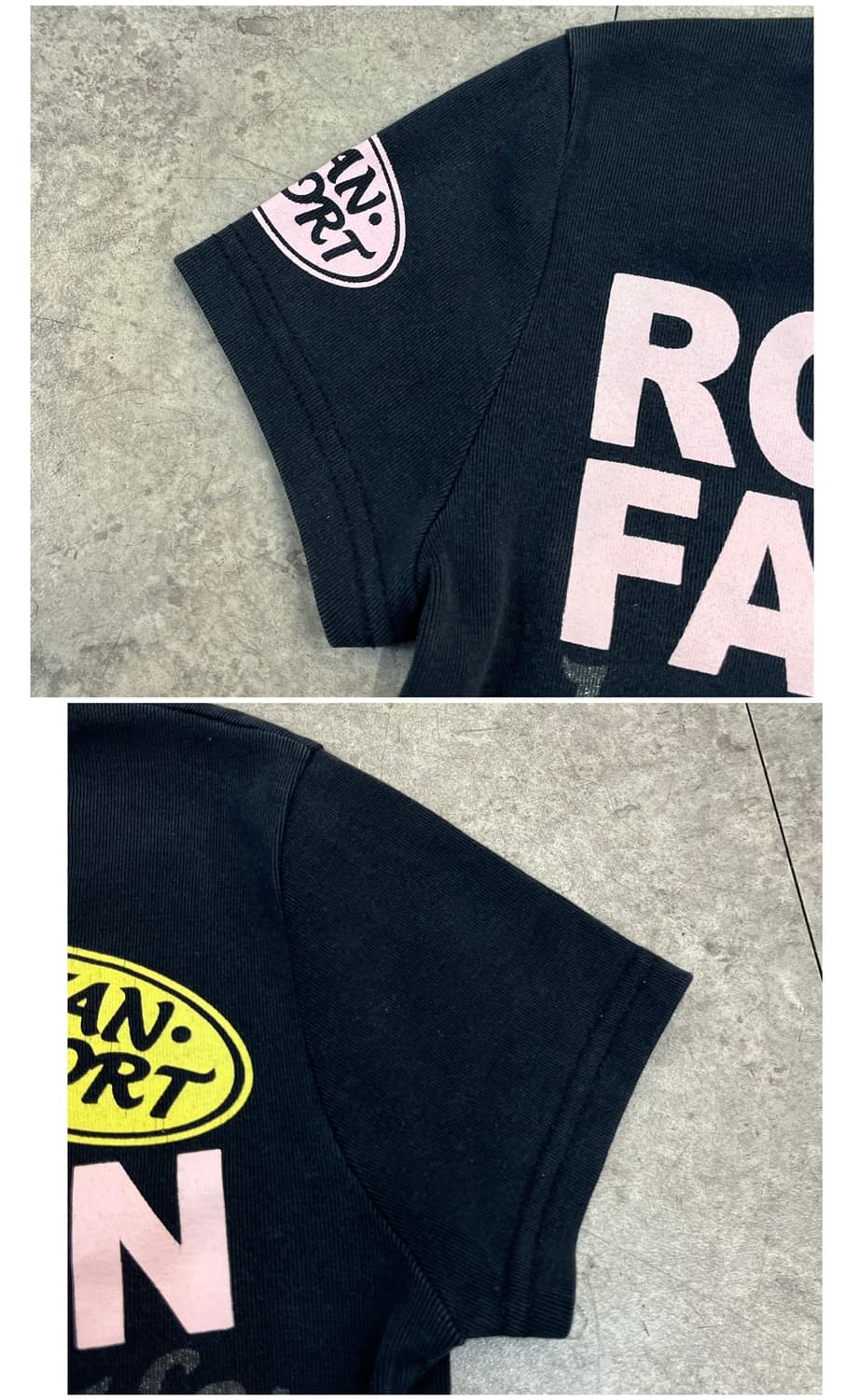 ROSE FAN FAN 반팔티 블랙 #csz3852 상품이미지10