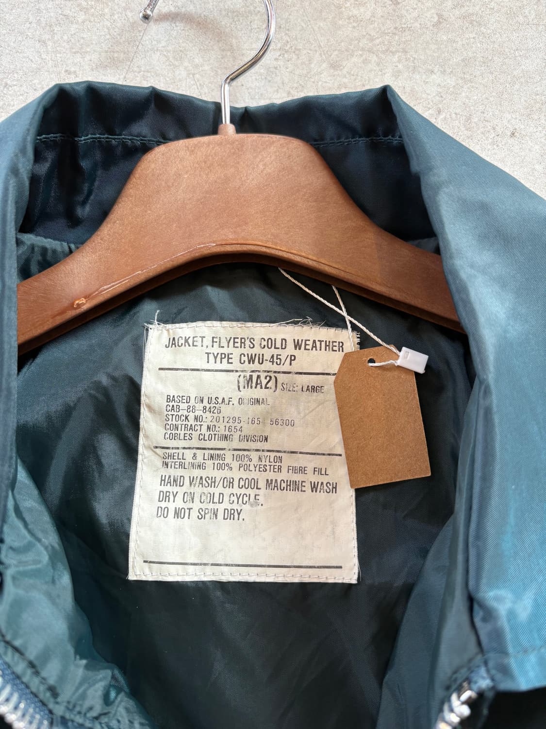 COBLES cwu-45p 플라이트 자켓 네이비 상품이미지4