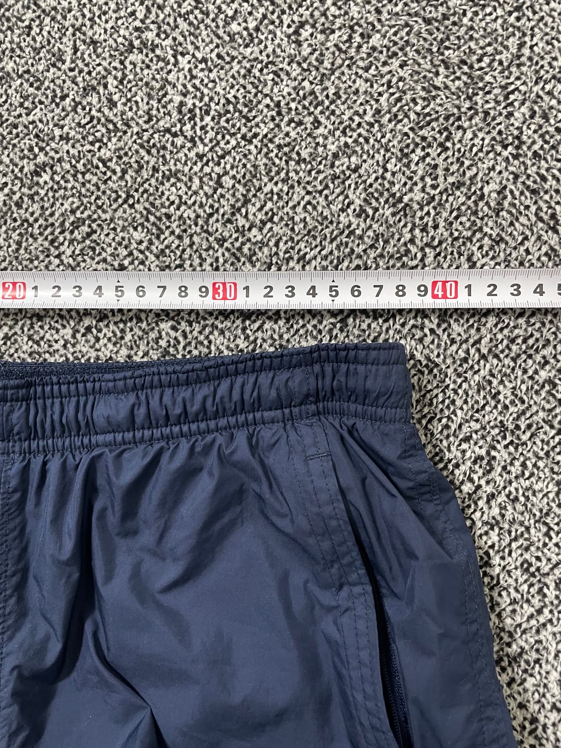 빈티지9. 나이키 올드스쿨 스우시 우븐 트랙팬츠 츄바 네이비 바스락 상품이미지5