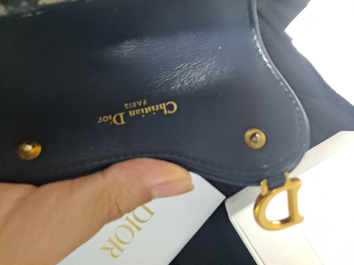 디올 새들 3단카드지갑 상품이미지2