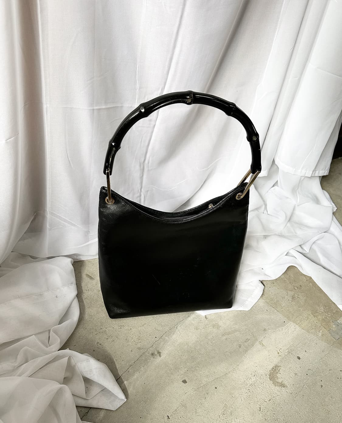 GUCCI leather bamboo bag 상품이미지1