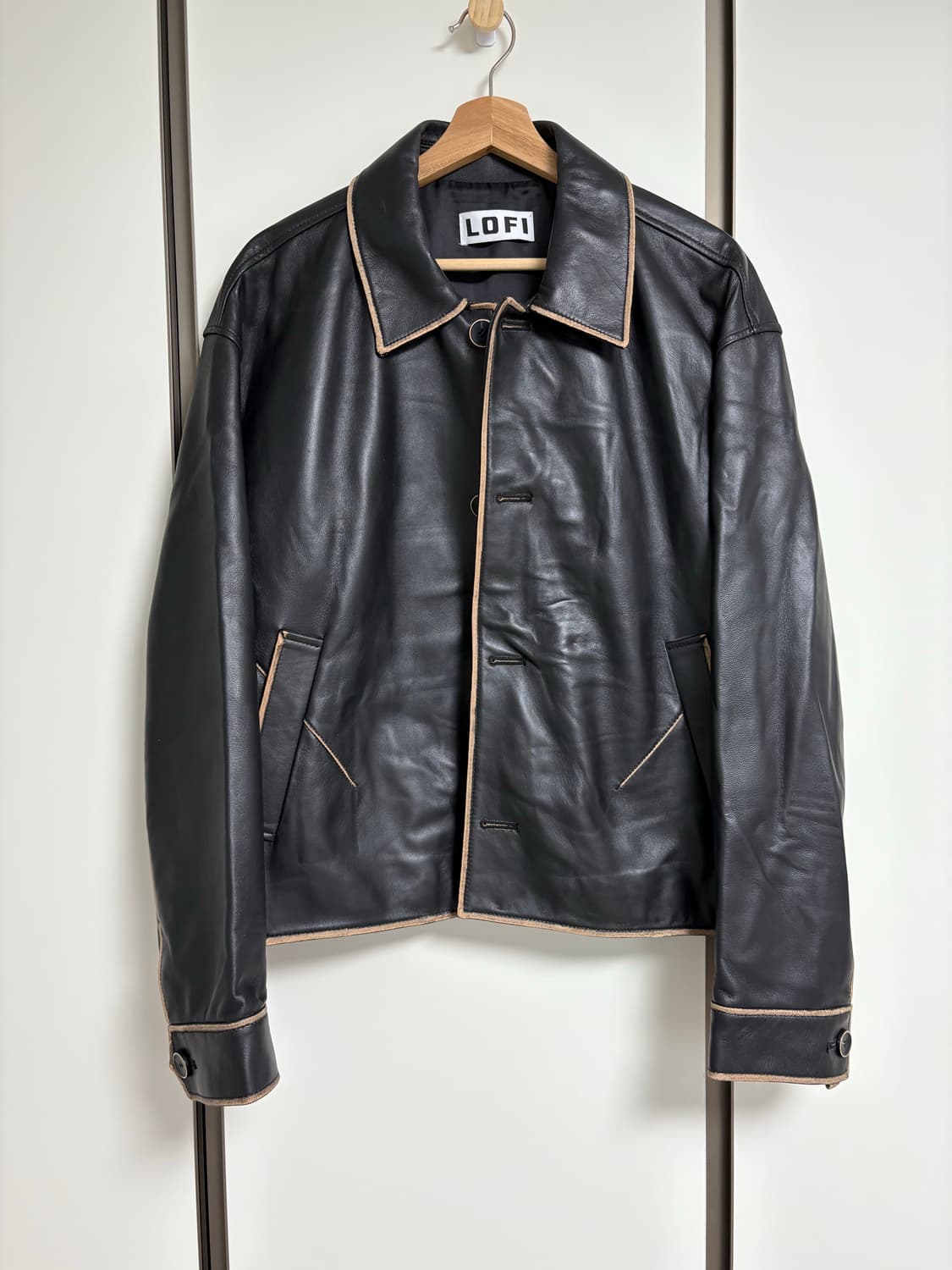 (새상품)로파이 LOFI 남자 가죽자켓 XL 사이즈 상품이미지1