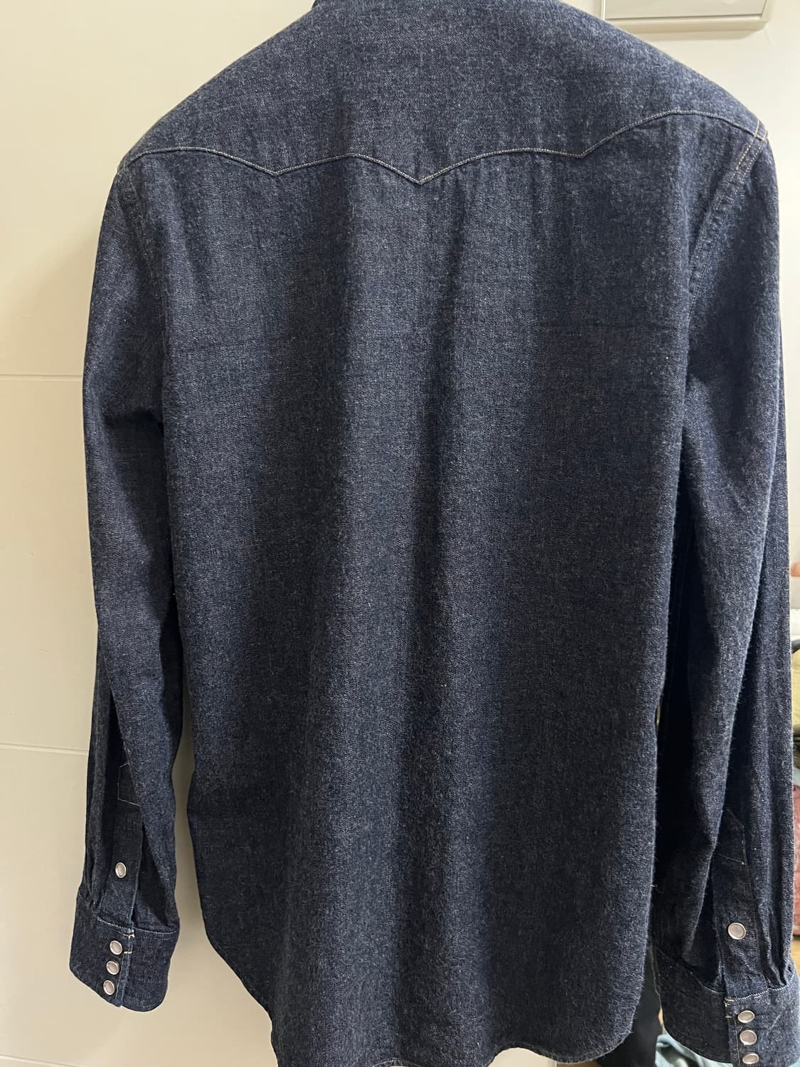 택포28) RRL 더블알엘 웨스턴 셔츠 린스드 원워시 M 상품이미지3