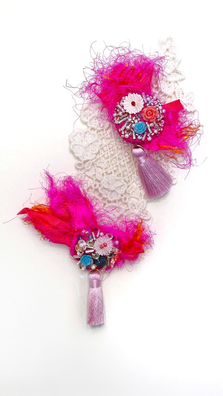 [브로치] mother of pearl MAGENTA brooch 상품이미지6