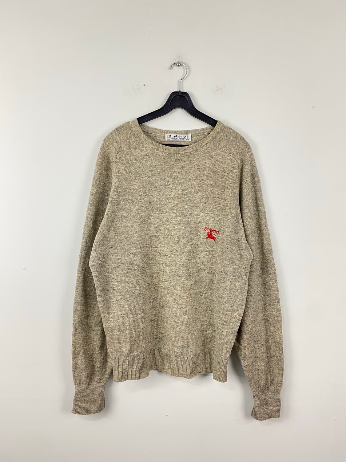 버버리 램스울 오트밀 니트 스웨터 38 <550> 상품이미지1