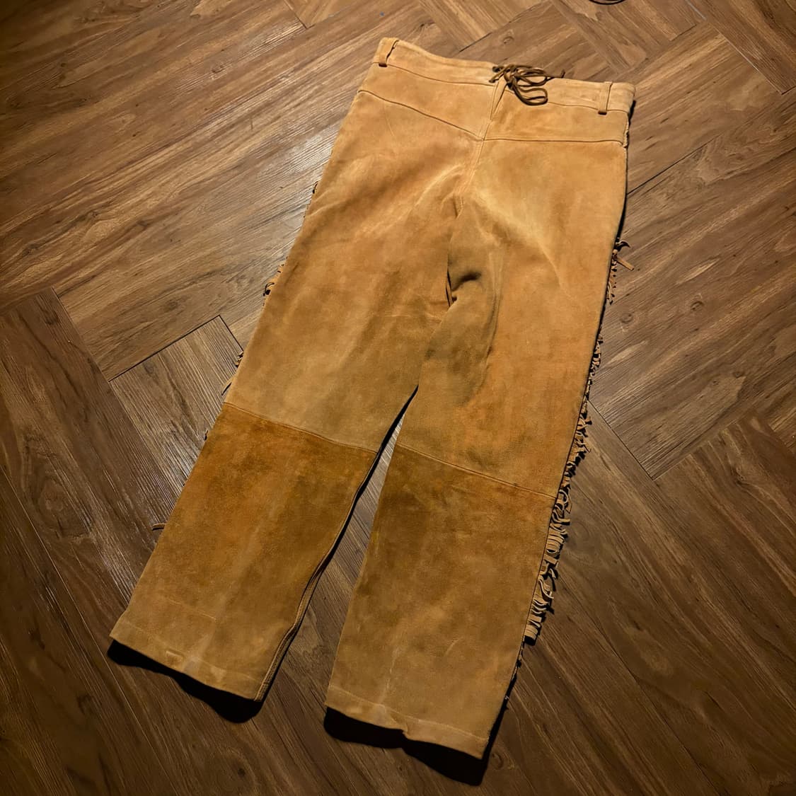 VINTAGE SUEDE LEATHER WESTERN PANTS 상품이미지7