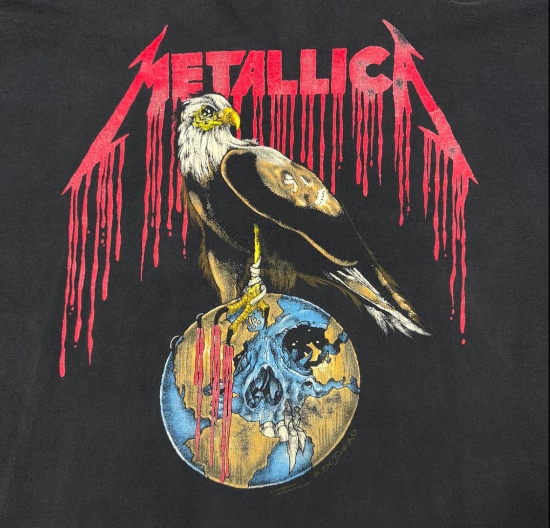 90s metallica 메탈리카 롱슬리브 후드 상품이미지2