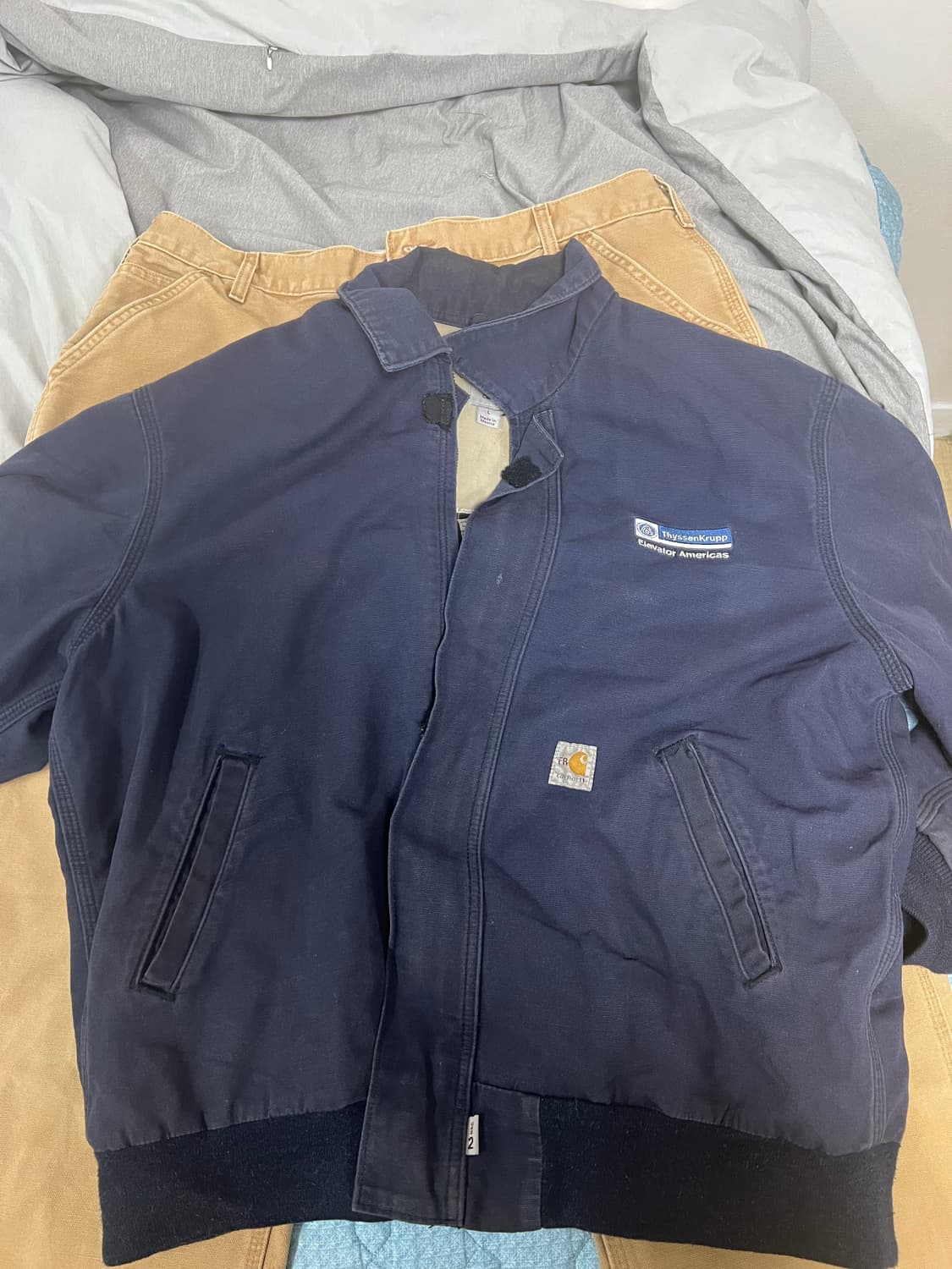 칼하트 FR 네이비 자켓 상품이미지1