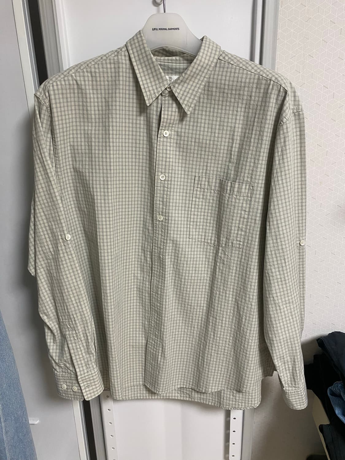 [3] ham 함 grandpa shirts green 상품이미지2