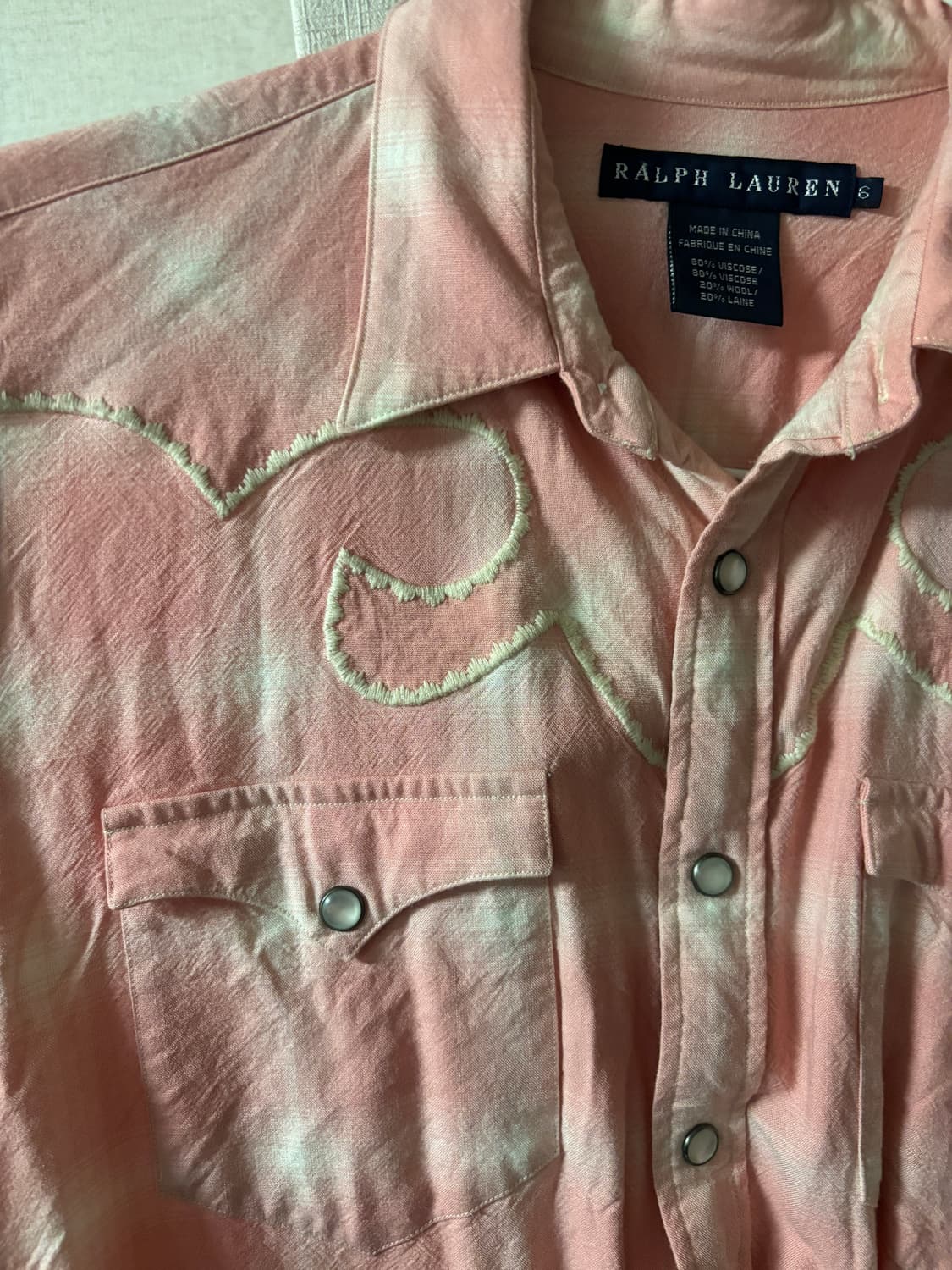 폴로 랄프로렌 우먼 웨스턴 셔츠 상품이미지3